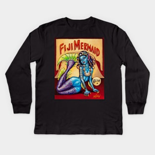 Fiji Mermaid Kids Long Sleeve T-Shirt